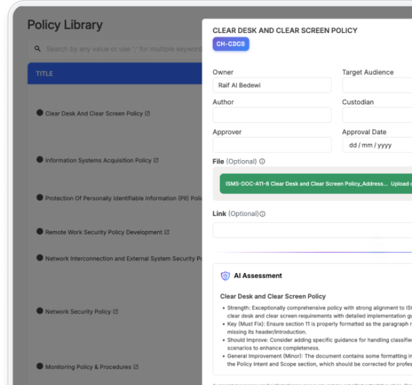Modern screen mockup